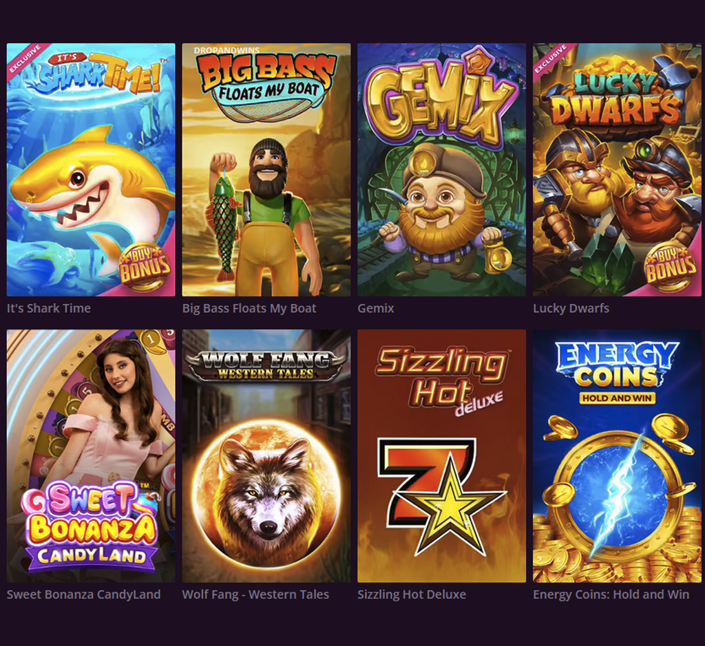 Jeux populaires de MalinaCasino sur ordinateur Jeux populaires de MalinaCasino sur ordinateur